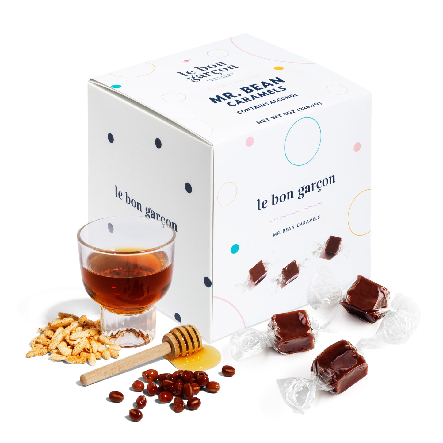 8 oz gift box Adzuki Bean and Whisky Caramel made by AAPI Chef