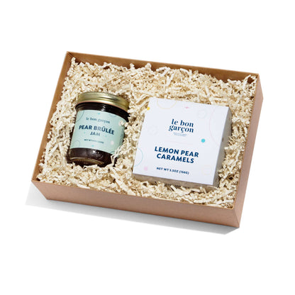 MOTHERS DAY GIFT SET WITH PEAR JAM AND LEMON PEAR CARAMELS