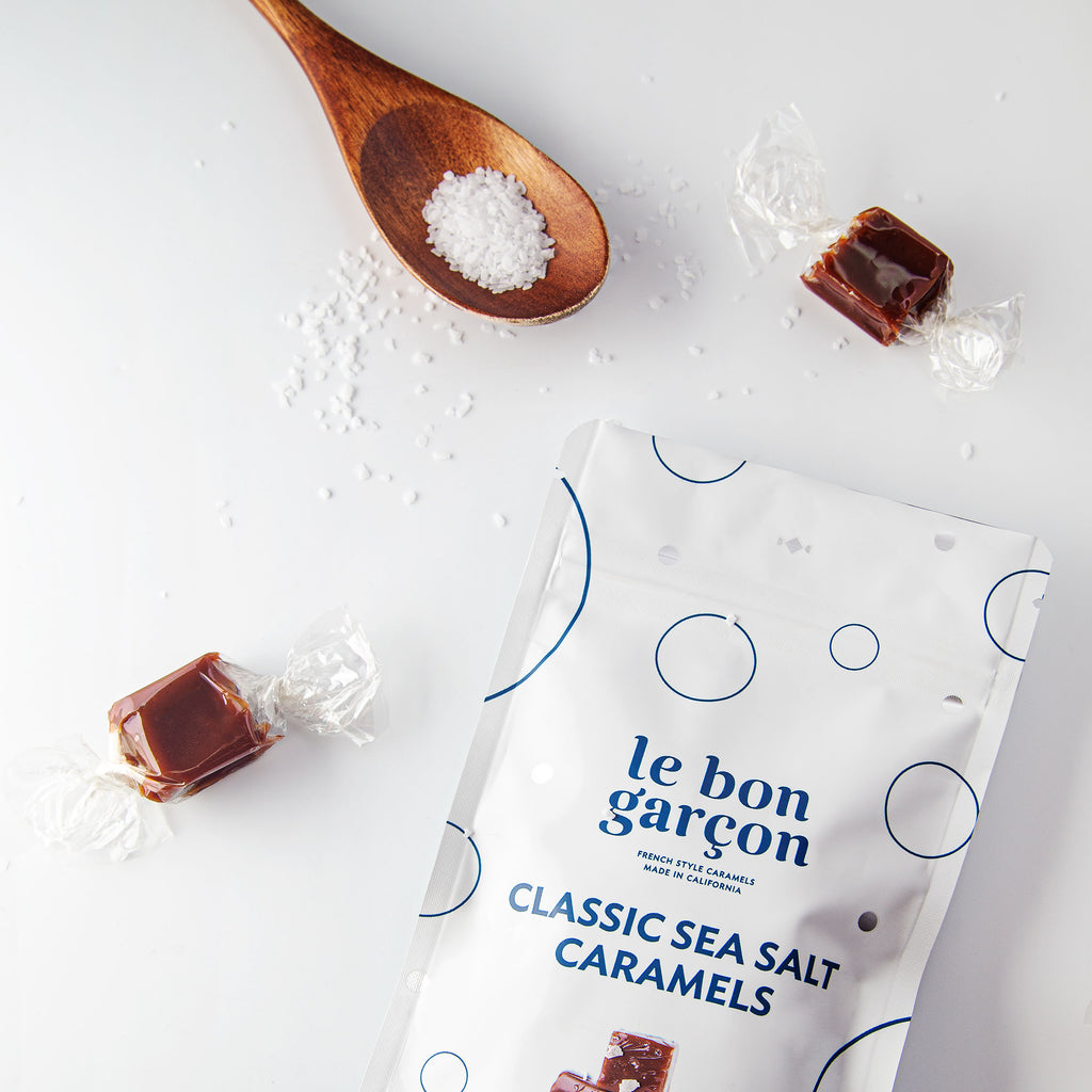Classic Sea Salt Caramel made with organic cream