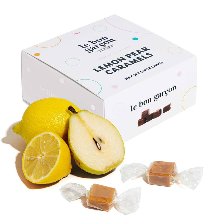 5.5 oz box of Lemon Pear Caramels - Good Food Awards Finalist